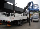 Автомобиль с КМУ HD170 с КМУ Хиаб190Т + буровая